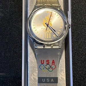 Vintage 1996 US Olympic Tram Swatch NIB